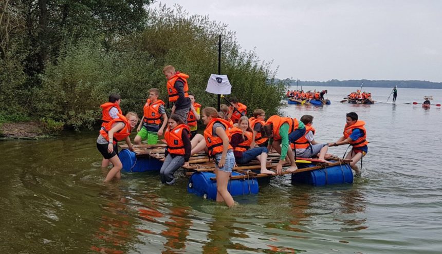 Floßbau Projekt für Schulen, Privat oder den perfekten Kindergeburtstag mit WSM Events